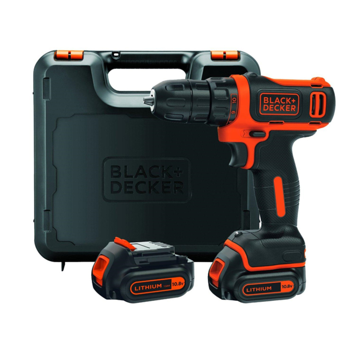  atornillador taladro sin cable black&decker  black&deck