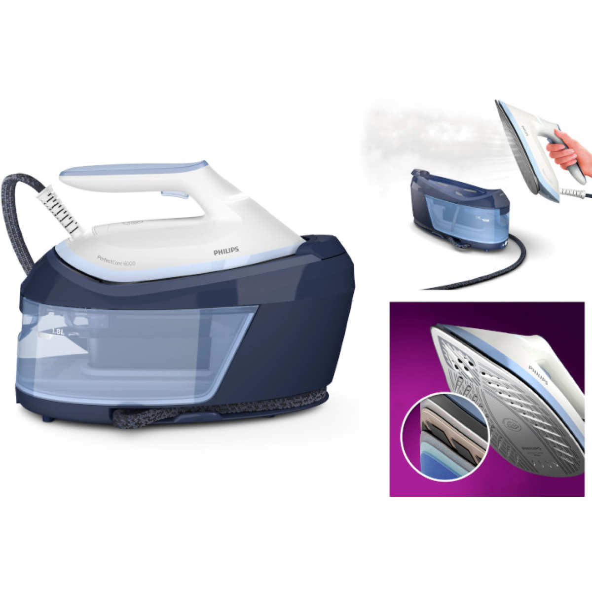  centro planchado perfectcare serie 6000 philips pae philips