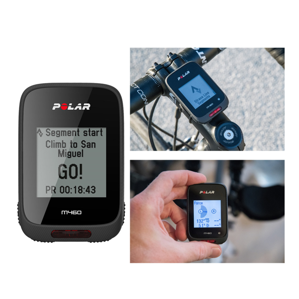  gps bicicleta m460 hr (incluye h10) polar lazer e desporto polar