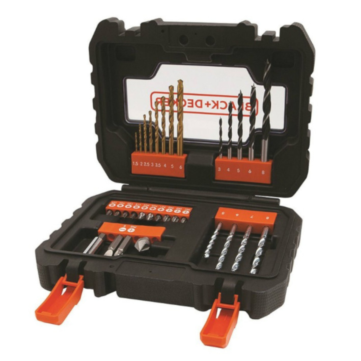  brocas kit 16 piezas black&decker ferramentas black&deck