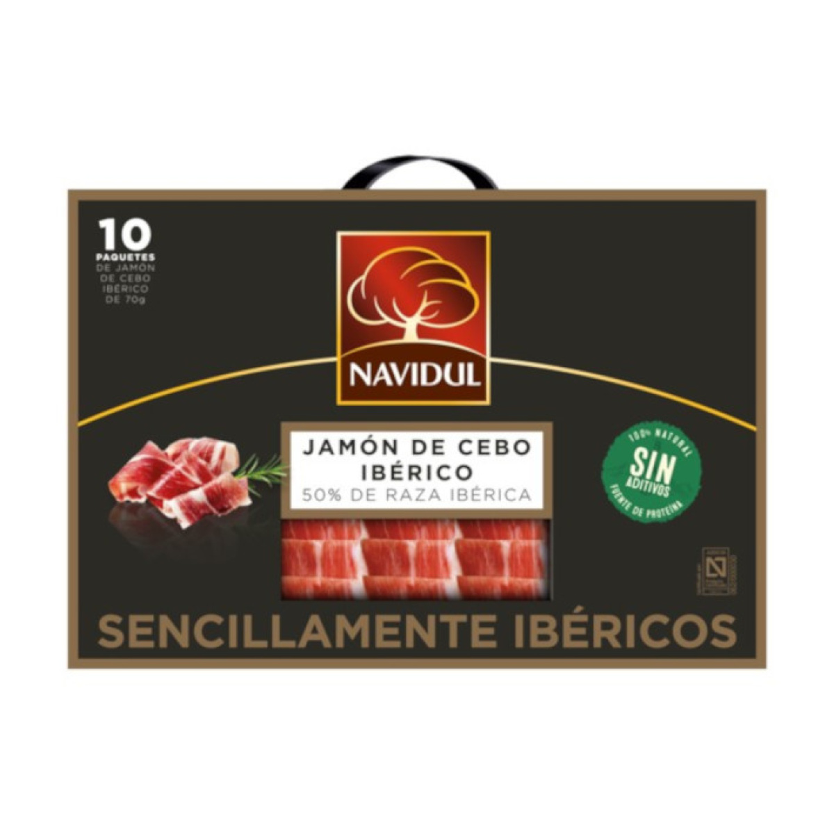  maletín jamón ibérico de cebo navidul alimentação navidul